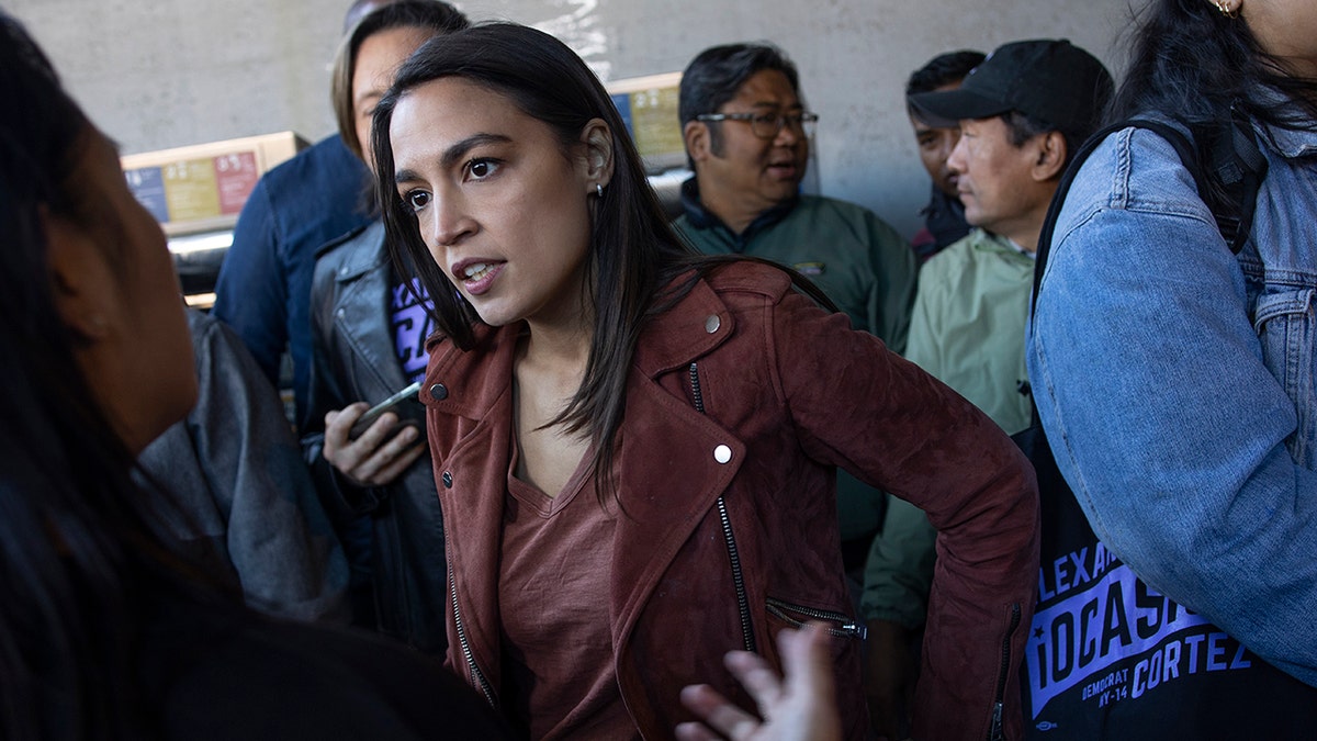 AOC in a crowd