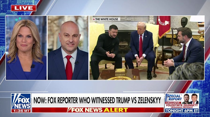 FOX reporter describes the intense atmosphere during Zelenskyy-Trump blowup 