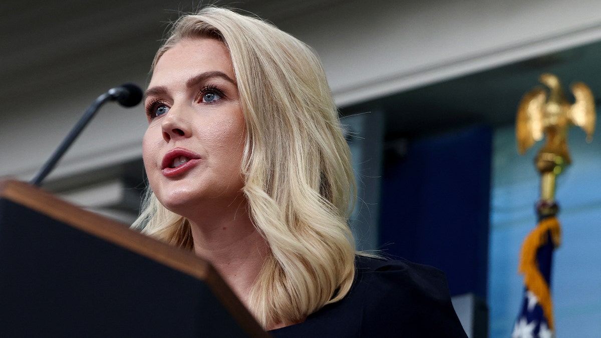 White House Press Secretary Karoline Leavitt on April 15, 2025