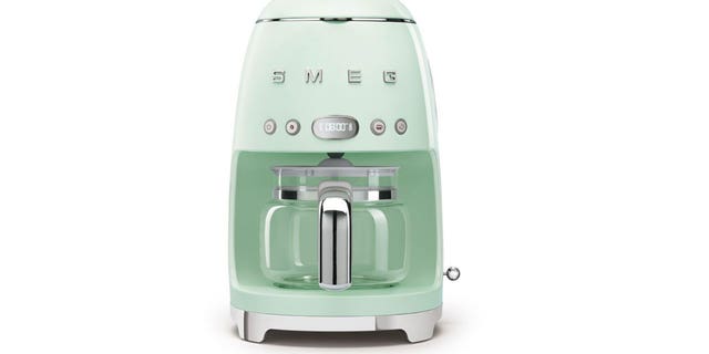 A SMEG 50's Retro Style Aesthetic Drip Filter Coffee Machine.