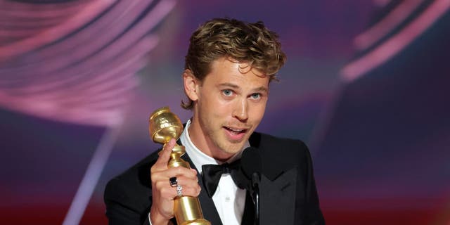 Austin Butler is nominated for a SAG Award for male actor in a leading role for his performance in "Elvis." Butler recently won the Golden Globe for best actor motion picture drama for his role in the movie.