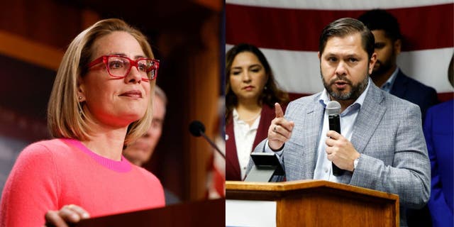 Sen. Kyrtsen Sinema has yet to announce if she’ll seek another term in 2024, but Rep. Ruben Gallego announced Monday he's running for the Arizona Senate seat.