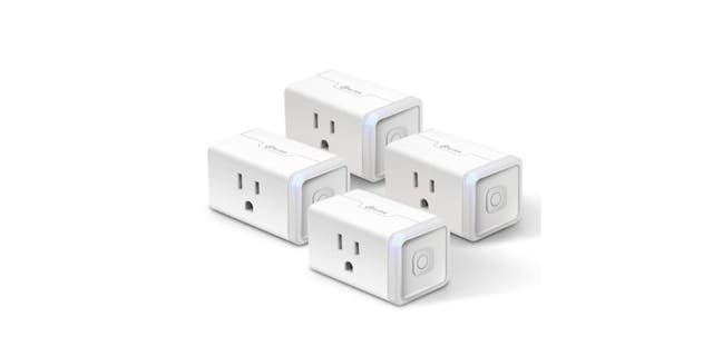 Photo of Kasa smart plug by TP-Link that helps to lower your energy costs. (Credit: TP Link)