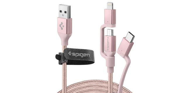 Universal 3-in-1 charger cable by Spigen.