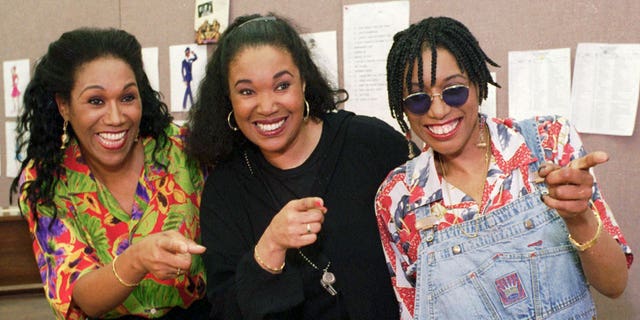 The Pointer Sisters, from left, Ruth, Anita and June, at a New York rehearsal studio where they were preparing on Aug. 24, 1995, to go on the road with the Broadway show "Ain't Misbehavin'."