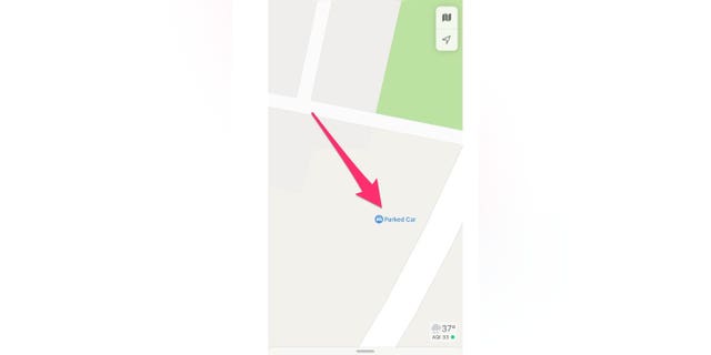 How to find your parked car on the app.