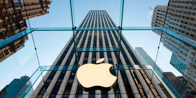 The newly renovated Apple Store at Fifth Avenue is pictured on September 19, 2019, in New York City. 