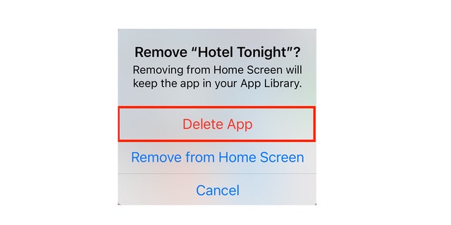 Tap "Delete App" and it'll vanish from your device.