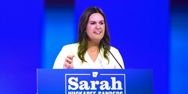 Former White House press secretary Sarah Sanders was sworn in as Governor of Arkansas on Tuesday.