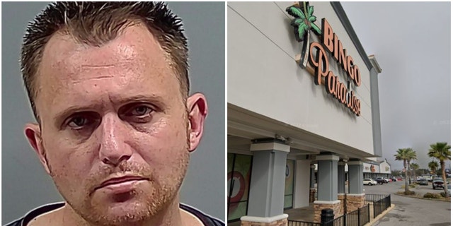 Lee David Wilkerson, 38, was arrested after shooting at 2 women outside a Florida bingo hall