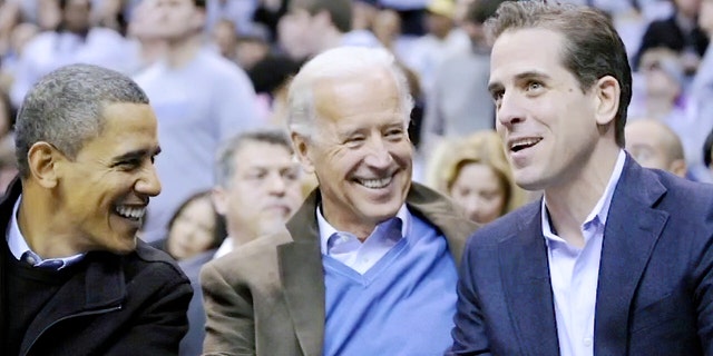 President Obama, Vice President Joe Biden, and Biden's son Hunter (AP Photo/Nick Wass, File)