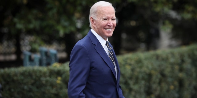 U.S. President Joe Biden departs the White House on January 19, 2023 in Washington, DC.