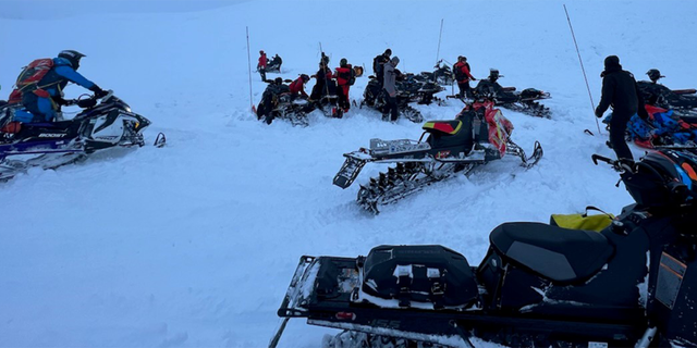 Two people died in an avalanche in Colorado on Saturday.