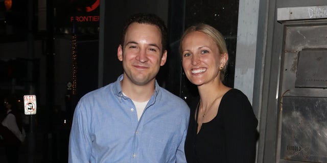 Ben Savage is seen with his now fiancée on June 14, 2022 in Los Angeles, California.