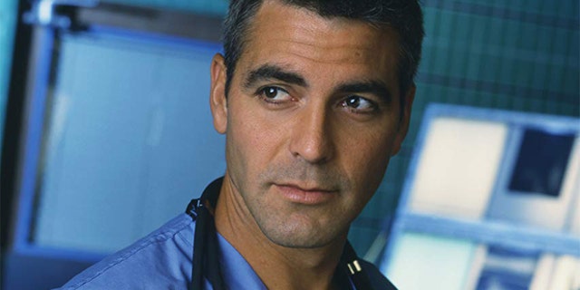 George Clooney as Dr. Doug Ross on "ER."