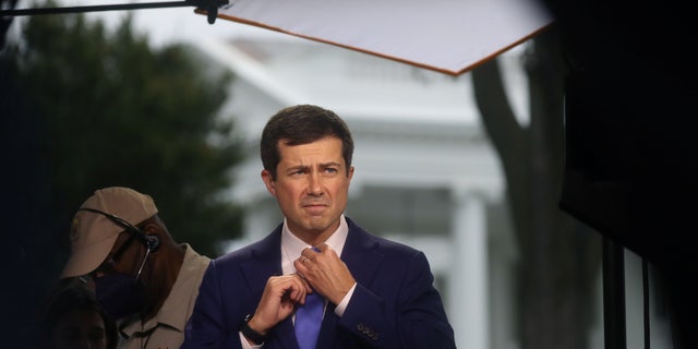 Secretary Pete Buttigieg previously said he was "available 24/7" on paternity leave.