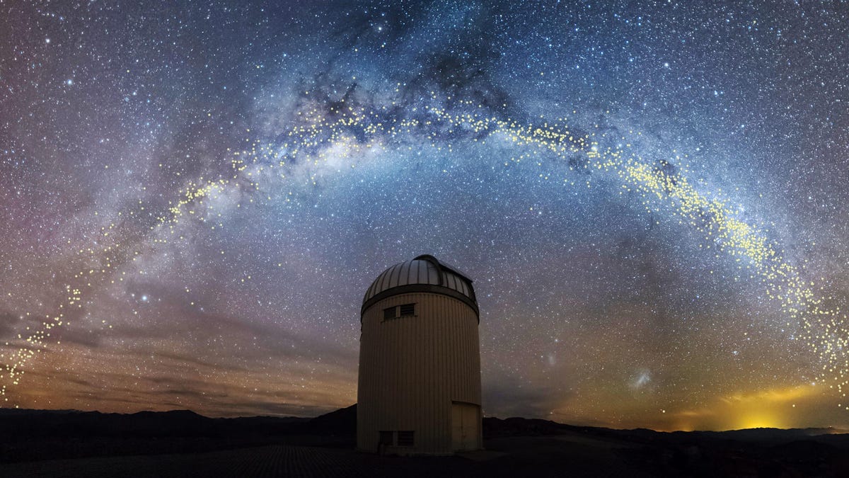 The Milky Way as seen from Poland.