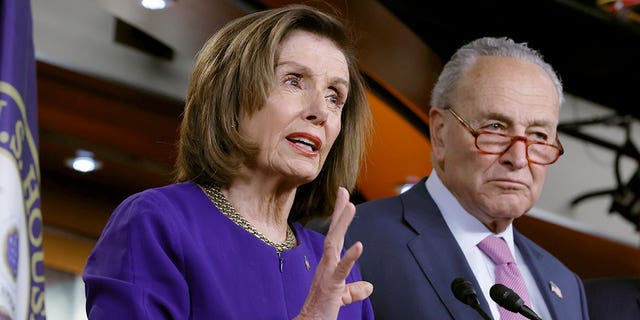 Nancy Pelosi and Senate Majority Leader Chuck Schumer.