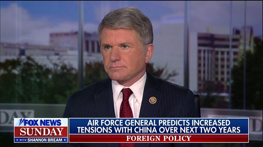 Chances of China-Taiwan conflict ‘very high’ if Biden continues to project ‘weakness’: Rep. Michael McCaul