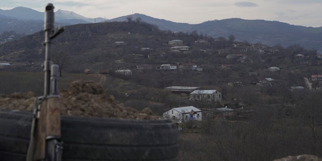 A view shows the village of Taghavard in the region of Nagorno-Karabakh, Jan. 16, 2021. 