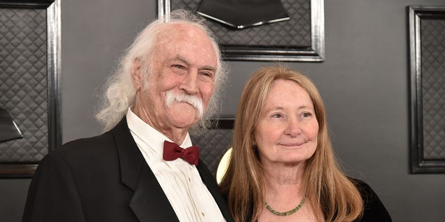 David Crosby and his wife since 1987, Jan Dance.