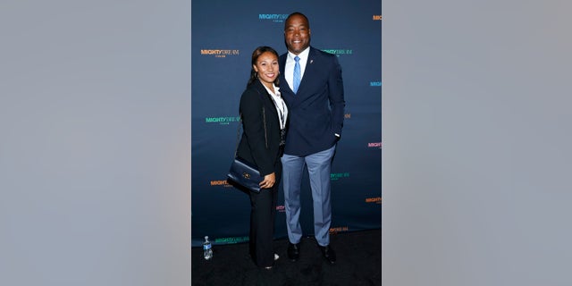 Jennifer Rouse and Council Member Aaron Rouse attend the Mighty Dream Forum hosted By Pharrell Williams on Nov. 2, 2022, in Norfolk, Virginia. 