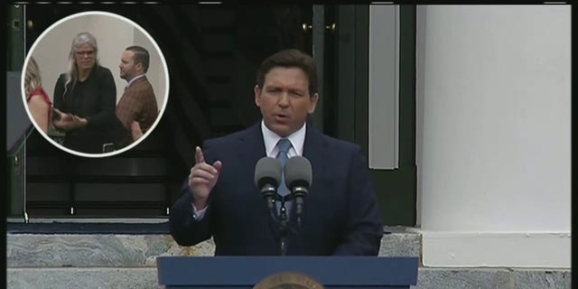 Florida Gov. Ron DeSantis was sworn in for his second term on Jan. 3, 2023, after a landslide 19-point re-election win in November.