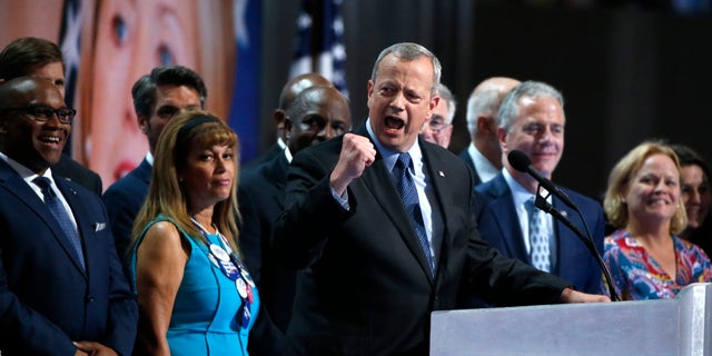 Retired USMC General John Allen , former Commander, International Security Assistance Forces, and Commander, United States Forces in Afghanistan, speaks at the Democratic National Convention in Philadelphia, Pennsylvania, U.S. July 28, 2016. REUTERS/Lucy Nicholson