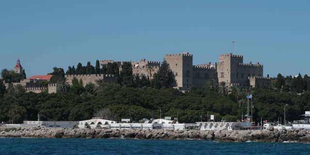 Rhodes fortress is shown on July 24, 2022, on the island of Rhodes, Greece. An earthquake with a magnitude of 5.9 struck the island on Wednesday.