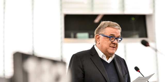 Pier Antonio Panzeri, above, addresses a plenary in Strasbourg, France, on March 26, 2019. Panzeri, the alleged ringleader of a European Union corruption scandal linked to Qatar and Morocco, has decided to reveal information about the scandal in exchange for a lighter sentence, Belgian prosecutors said on Jan. 17, 2023.