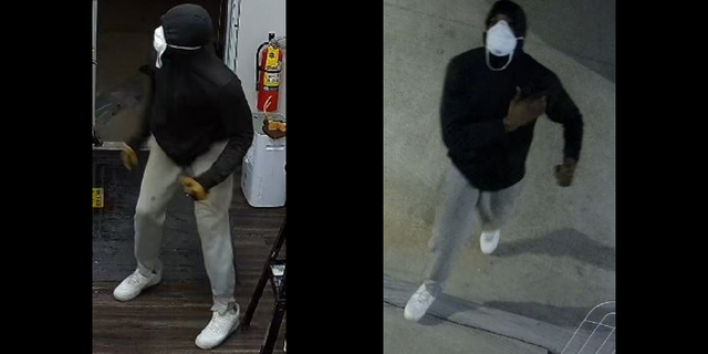 Surveillance images released by the Melbourne Police Department following the Sicarios Gun Shop burglary on Wednesday, Jan. 6.
