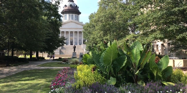The grounds of South Carolina's state house.