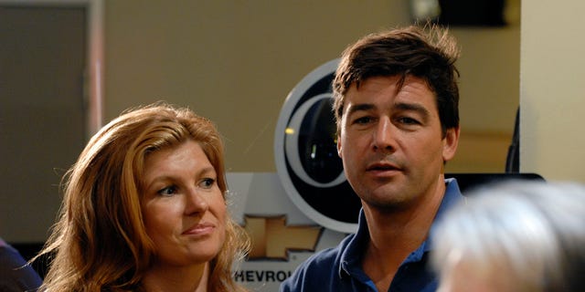 Connie Britton as Tami Taylor and Kyle Chandler as Coach Taylor in "Friday Night Lights."