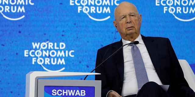 World Economic Forum founder and Executive Chairman Klaus Schwab listens during an event at the group's annual conference in Davos, Switzerland, on May 26. 