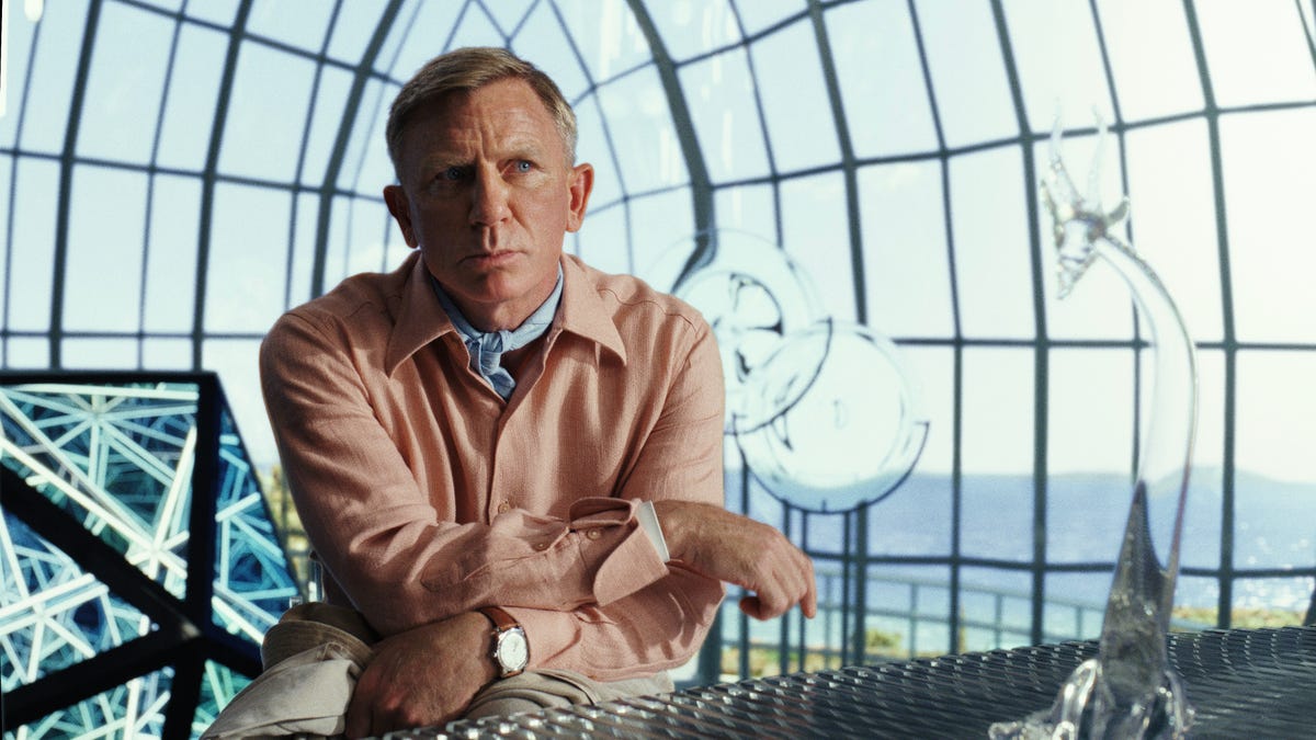 Daniel Craig as Benoit Blanc in Glass Onion