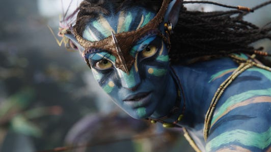 A blue-skinned native of the planet Pandora.