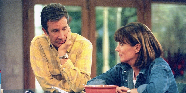 Tim Allen and Patricia Richardson starred in the sitcom "Home Improvement."
