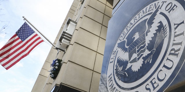 An exterior view of US Immigration and Customs Enforcement (ICE) Building in Washington D.C., on Jan. 5, 2023.