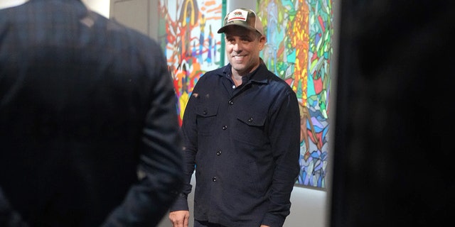 Hunter Biden views some art with family at the Georges Bergès Gallery in New York City. The sighting comes days after Elon Musk released some internal files from Twitter in regards stories about Hunter's laptop.