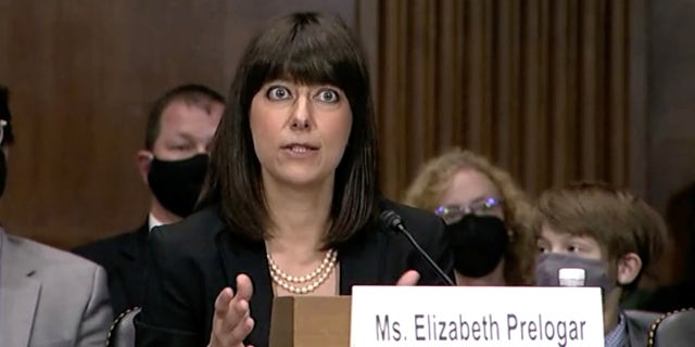 Elizabeth Prelogar speaks during her Senate Judiciary Committee confirmation hearing on Capitol Hill, Sept. 14, 2021. (U.S. Senate/Handout via Reuters)