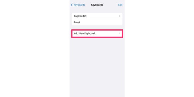 Here's how to add a new keyboard for your iPhone.