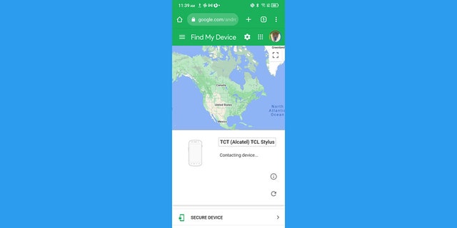 If you download this app on your Android as soon as you get it, you'll then be able to track your device via another Android or tablet.