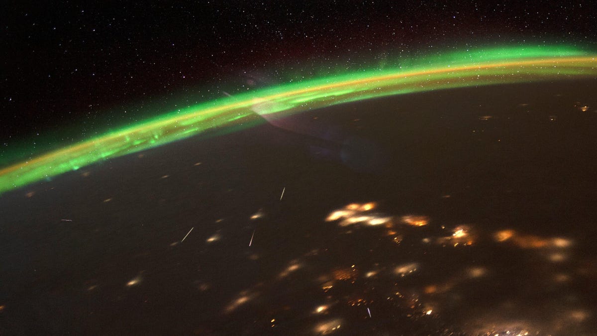 Meteors in space