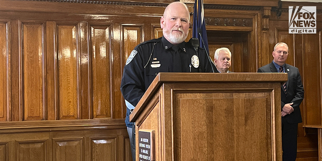 Moscow Police Chief James Fry Jr. shares discusses the investigation in a press conference on December 30. 