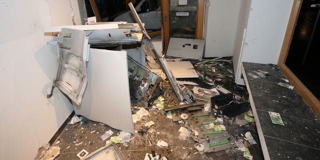A criminal syndicate has been blowing up ATM machines in Germany. In one month in 2021, it stole some $1 million. (Photo: Hesse's State Office of Criminal Investigation/Europol.)