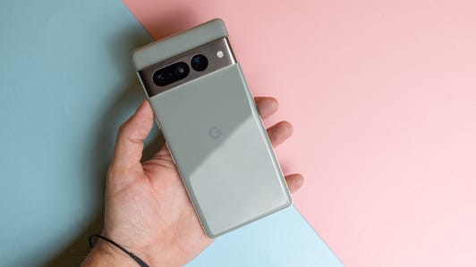 Pixel 7 Pro in a hand