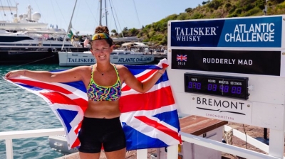 21-year-old Jasmine Harrison of @rudderlymad has completed the @TaliskerWhisky Atlantic Challenge in 70 days, 3 hours, 48 minutes, breaking the WORLD RECORD for the youngest female to row solo across any ocean!