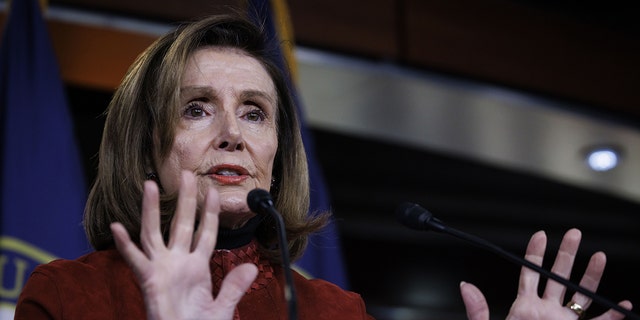 US House Speaker Nancy Pelosi, a Democrat from California, speaks during a news conference at the US Capitol in Washington, DC, US, on Thursday, Dec. 22, 2022.