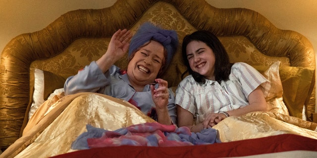 Kathy Bates stars as Margaret's grandmother Sylvia in "Are You There God? It's Me, Margaret." 
