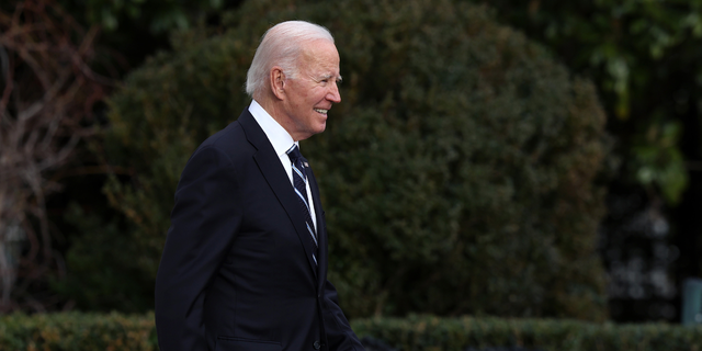 President Biden departs the White House Jan. 13, 2023, in Washington, D.C., for a trip to Wilmington, Del.